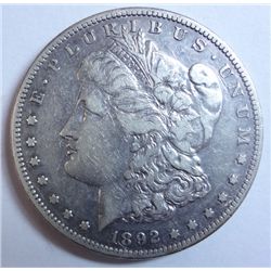 1892-S MORGAN DOLLAR VF