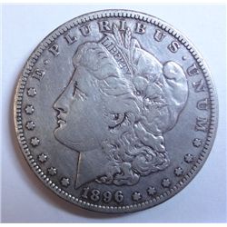 1896-S MORGAN DOLLAR VF-XF