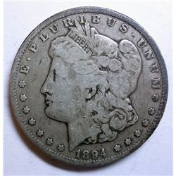 1894 MORGAN DOLLAR ORIGINAL VG