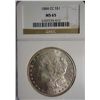 Image 1 : 1884-CC MORGAN SILVER DOLLAR NGC MS65