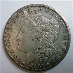 1887-S MORGAN DOLLAR AU ORIGINAL
