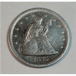 1875S 20 center  F/VF