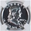 Image 2 : 1957  Franklin half $ PCGSPR68
