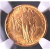 Image 2 : 1926 $2.50 AMERICA SESQUI. GOLD, NGC UNC. CLEANED