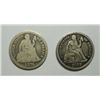 Image 1 : 1876-CC & 1877-CC Seated Dimes
