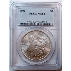 1903  Morgan $   PCGS64