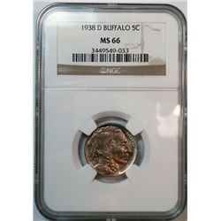 1938D Buffalo nickel