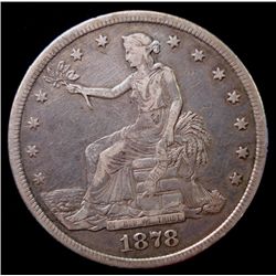 1878-S TRADE DOLLAR, VF