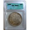 Image 1 : 1896 MORGAN DOLLAR ICG MS-63 FANTASTIC COLOR!
