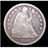 Image 1 : 1842 SEATED LIBERTY SILVER DOLLAR, NICE XF ( ALL ORIGINAL )