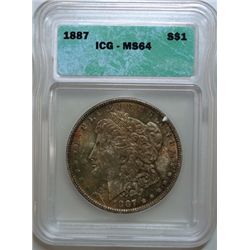 1887 Morgan $ ICG64