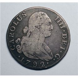 1792 MADRID 4 REALES CAROLUS IV MF NICE ORIGINAL