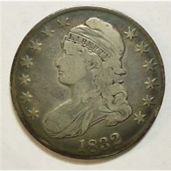 1832 BUST HALF DOLLAR VG-F