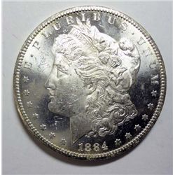 1884-CC MORGAN DOLLAR MS-63 DMPL