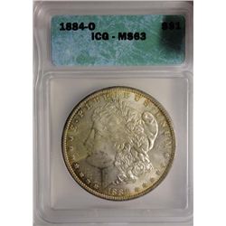 1884O Morgan $  ICG63