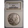 Image 1 : 2007 Jamestown Silver Commemorative Silver Dollar NGC MS69