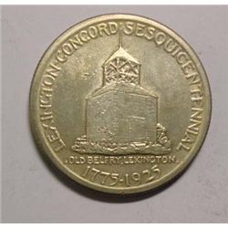 Lexington / Concord  half $  AU58