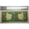 Image 2 : 1899 $5 US SILVER CERTIFICATE INDIAN CHIEF PMG15