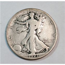 1921 Walker half $  VG