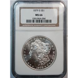 1879S  Morgan $  NGC66