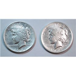 2   1921 Peace $  Fine dipped