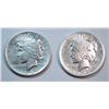 Image 1 : 2   1921 Peace $  Fine dipped
