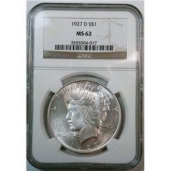 1927D Peace $  NGC62  s/b a point higher