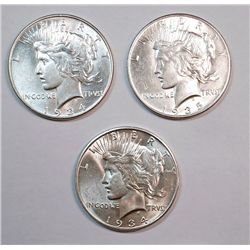 1934PD and 1935 Peace $  solid AU