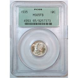 1935 Mercury dime  PCGS65FB