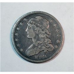 1838 Bust quarter  F/VF