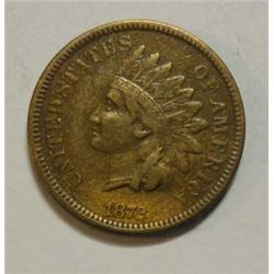 1872 Indian penny  solid Liberty VF30
