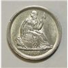 Image 1 : 1837 Small date Seated dime  AU58  RARE-RARE