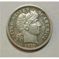 1915 proof Barber dime  PR61