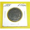 Image 1 : 1864 2 Cent Piece *RARE VERY FINE GRADE*!!!