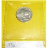 Image 2 : 1936 Buffalo Nickel *RARE UNC GRADE*!!