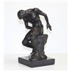 Image 2 : Exalted Thinker Pose BronzeSculpture After Chiparus