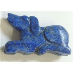 ONE of a Kind Handcarved 45 CT Lapis gemstone depicting