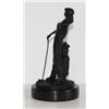 Image 4 : Dapper Bronze Sculpture Lady Golfer