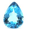 Image 1 : 9.55ctw Blue Topaz Pear Shape Semi-Precious Stone
