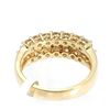 Image 3 : Genuine 1.450 ctw Pave Anniversary Diamond Ring 18kt Gold-Yellow