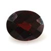 Image 1 : Natural 3.57ctw Garnet Checker Board Oval Stone