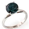 Image 2 : Genuine 1.01 ctw Blue Diamond Ring 14kt White or Yellow Gold