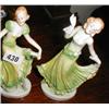 A pair of Art Deco porcelain figures...