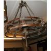 An Art Nouveau electric chandelier...