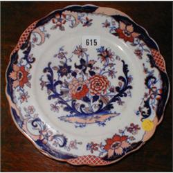 Two C19th Masons ironstone plates...