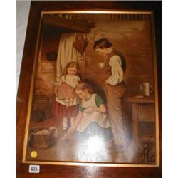 A pair of early C20th framed and glazed pr...