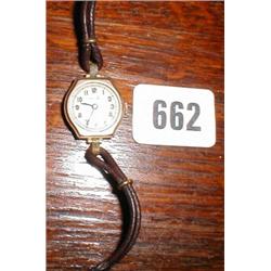 A c1920's 9ct ladies Rolco watch stamped o...