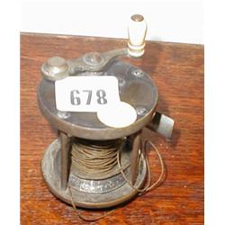 An early C20th brass fishing reel "Seroco ...