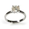 Image 1 : Certified 1.50 ctw Solitaire Ring Round Brilliant J/I1/I2 , 2.6g 14kt W Gold, Appraised $10,479.00