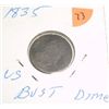 Image 1 : 1835 capped Bust Silver Dime!!